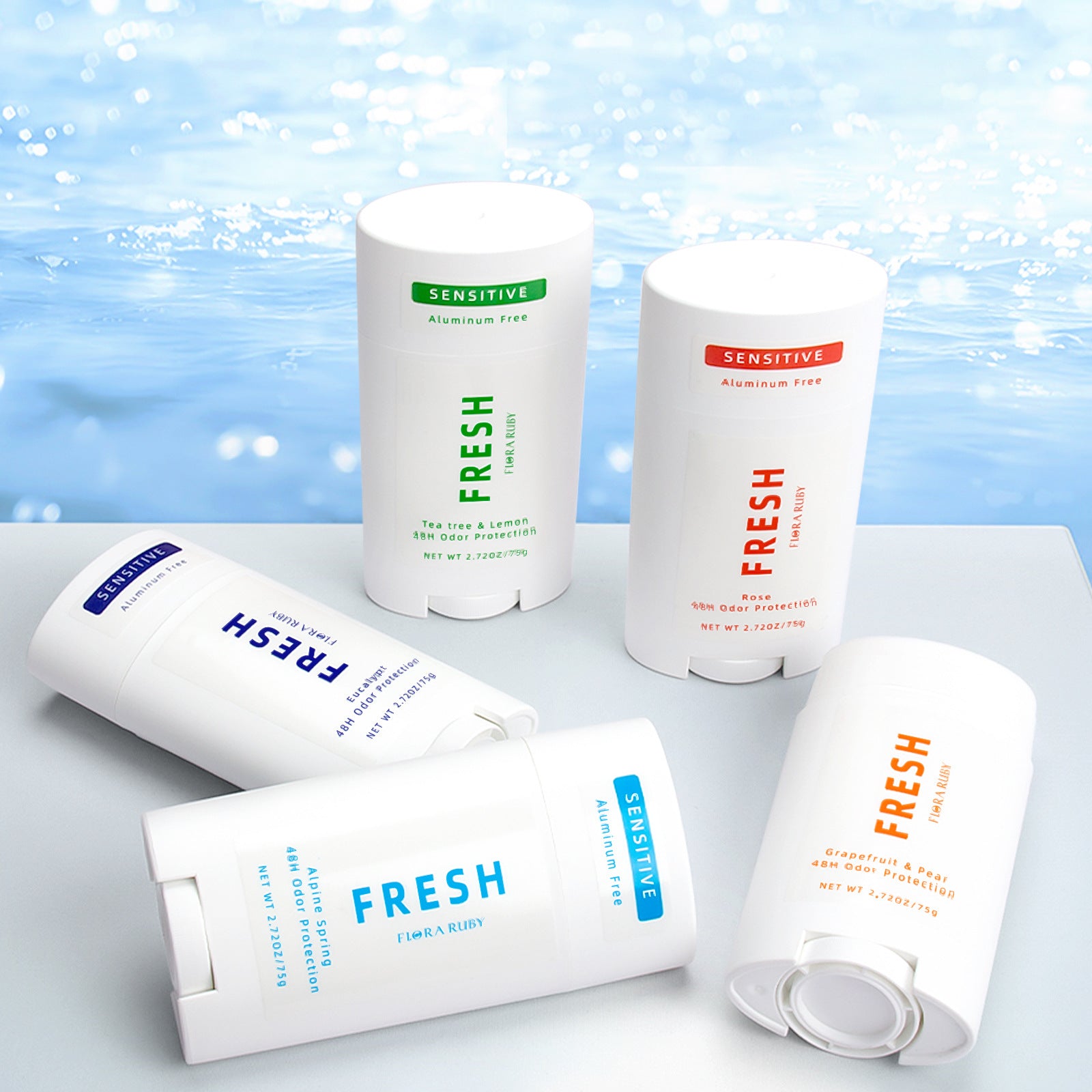 75g Underarm Deodorant Sticks Aluminum-free