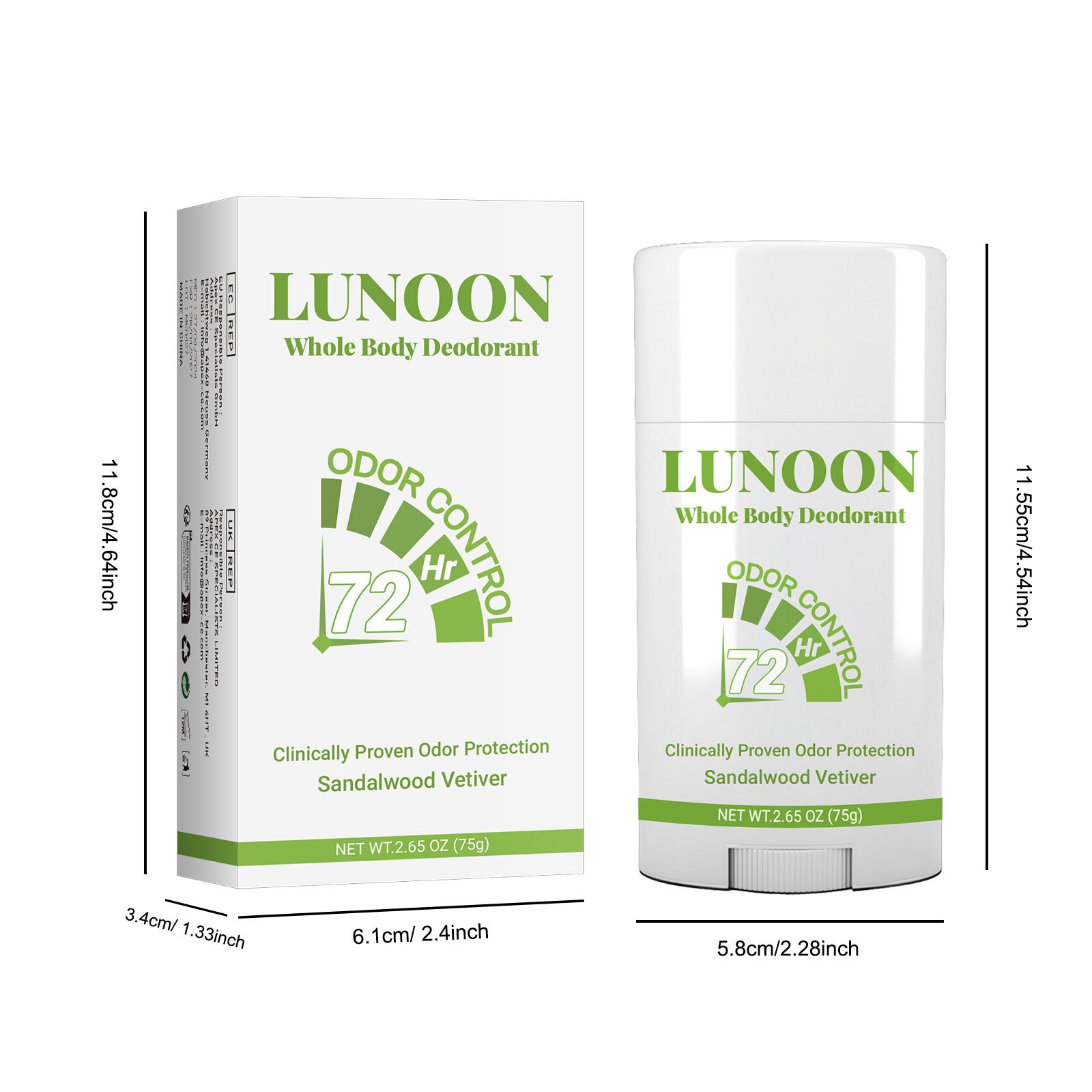 Antiperspirant Deodorant Stick 75g